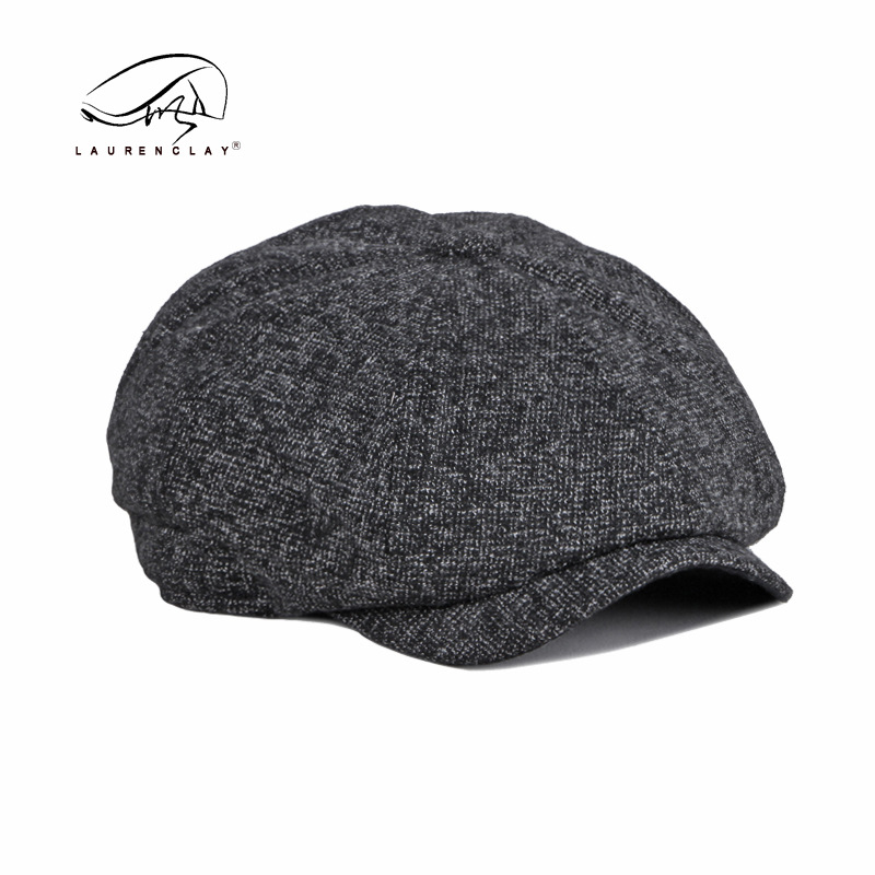 Unisex kapa Ženska jesenska vintage beretka Zimska zadebljana topla kapa Osmerokutni šešir Muški slikarski šešir_voghion.com