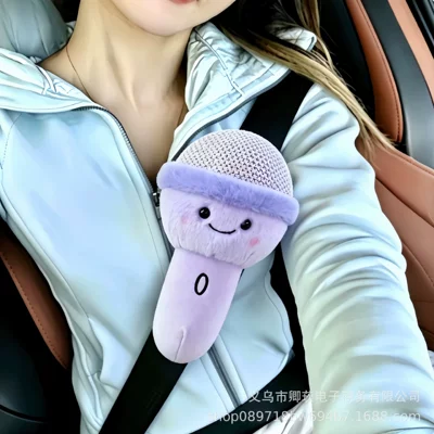 anti-neck-strangling protective cover for — Seat belt shoulder pad