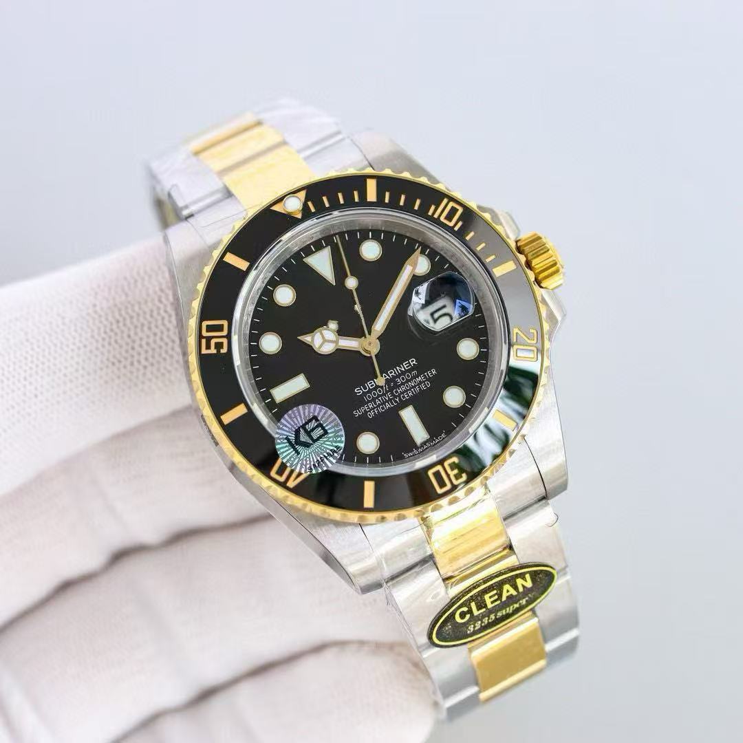 Ventas directas de fábrica C fábrica verde reloj fantasma de agua negra negocio de los hombres reloj mecánico automático luminoso reloj impermeable