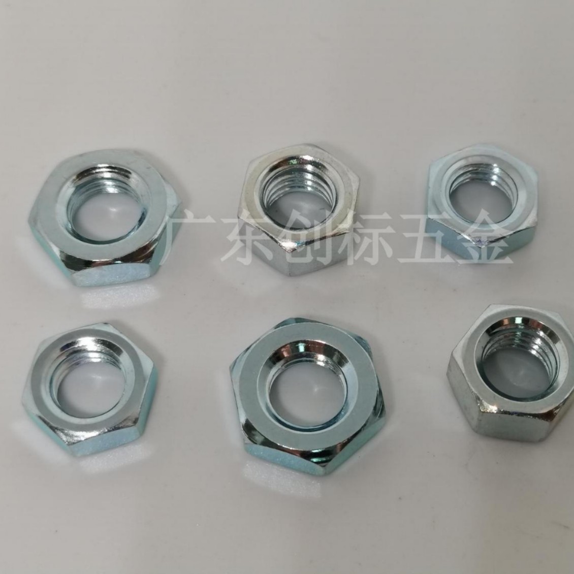 创标螺母 供应六角螺母 厚型 国标 德标标准M4-M12碳钢制高强度