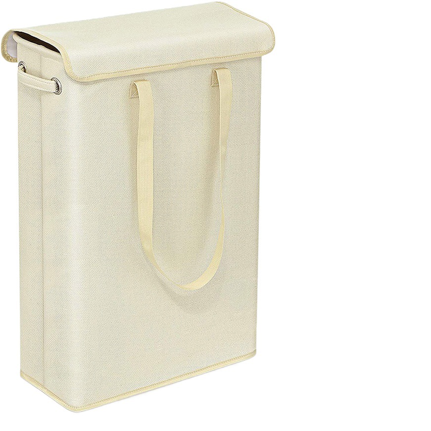 Transfronteriza Amazon cesta de lavandería estrecha tira cesta de lavandería 45L plegable cesta de lavandería dormitorio cesta de lavandería cesta de almacenamiento