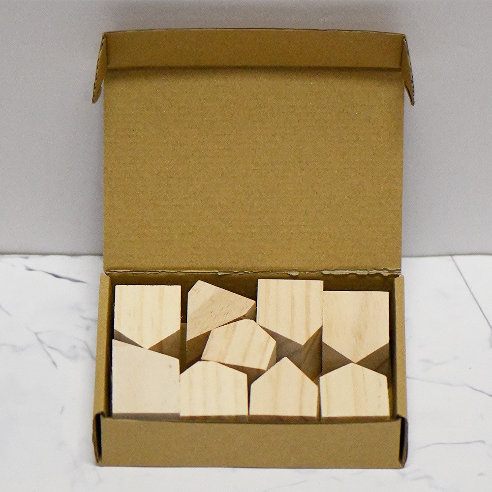 Nuevo producto bricolaje pintado a mano madera embrión fruta árbol de Navidad campana hongo casa se puede colorear regalo de vacaciones preescolar
