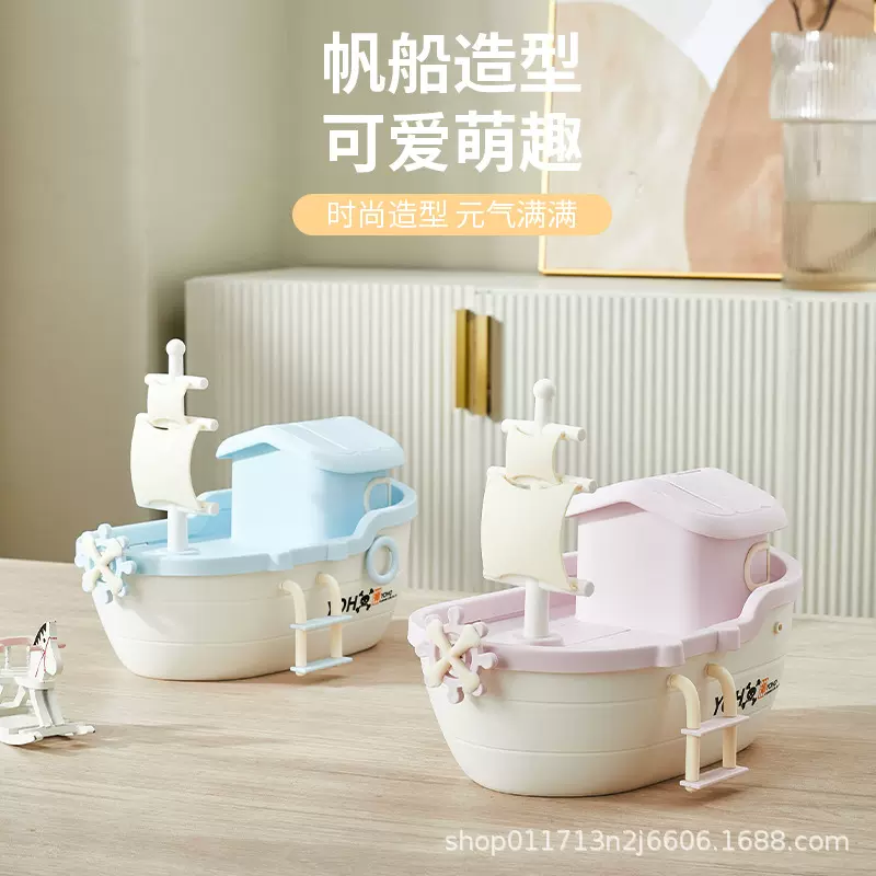 淞泰卡通儿童储蓄存钱罐可存取带锁保险箱男孩女孩生日礼物储蓄罐