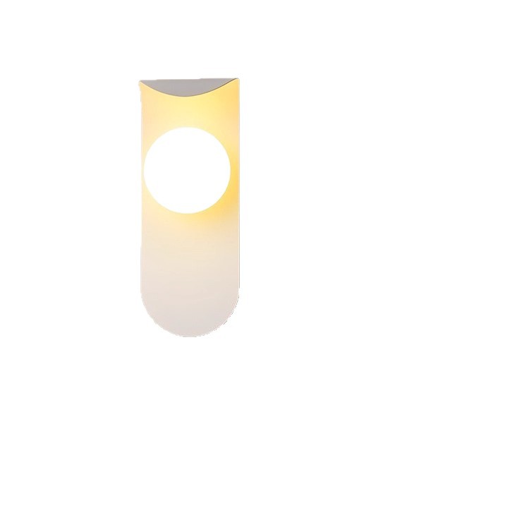 Lámpara de Pared para Interior de Hierro y Acrílico, Luz LED, para Dormitorio y Sala de Estar