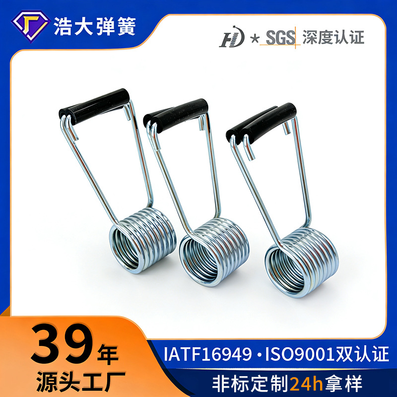 现货定制闭门器弹簧天津浩大弹簧不锈钢闭门器扭簧线径0.02-14mm