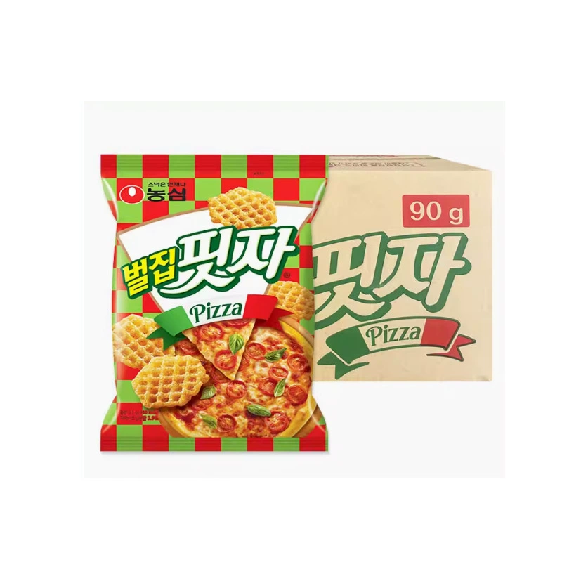 Набор снэков Nongshim — корейские чипсы и крекеры, набор 16–20 пакетов (68–96 г каждый)