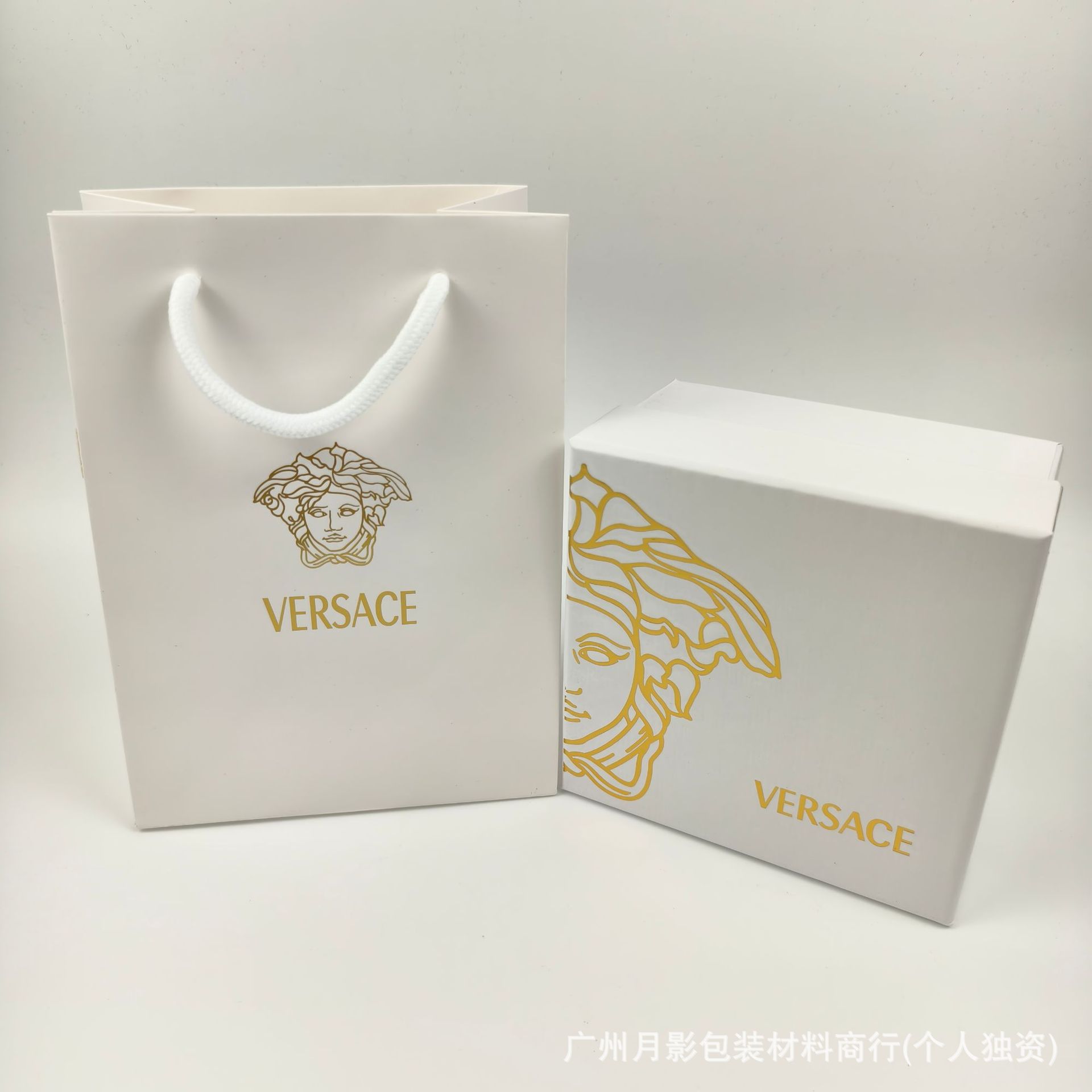范思/折白色现货香水礼品盒礼袋粉钻晶香水纸盒手提袋纸袋子