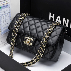 Leather Striped Women's Bag 2023 New Underarm Bag Chain Bag Fashion Shoulder Bag Crossbody Bag Handbag Women