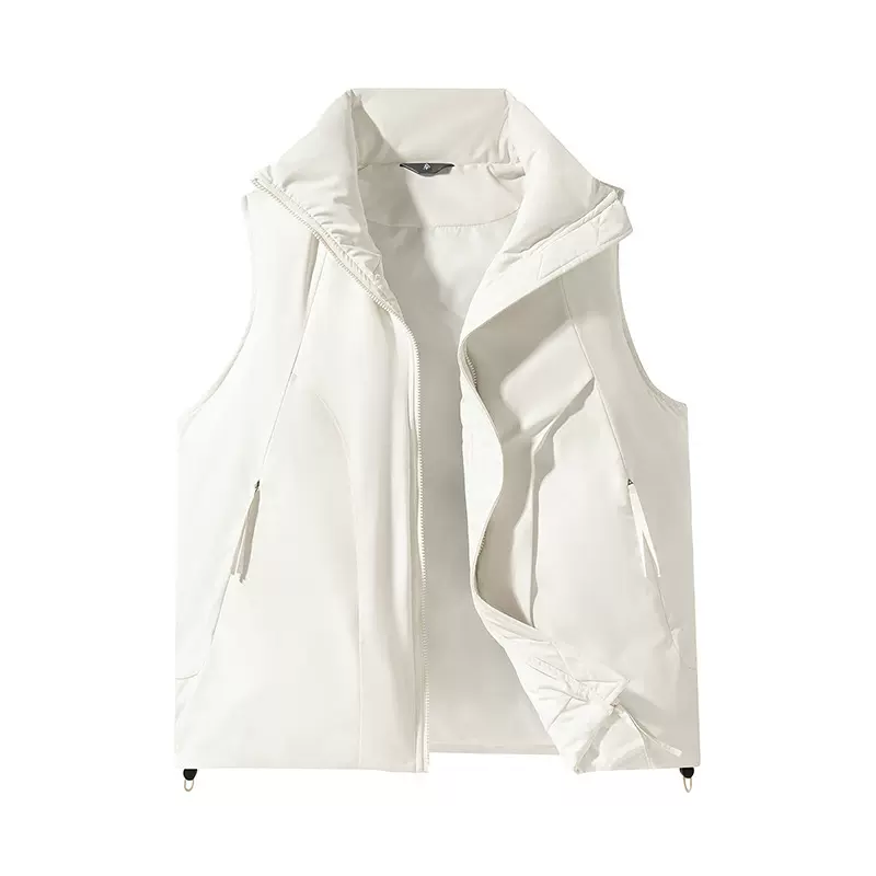 可印LOGO立领马甲男女同款冬季宽松潮流保暖背心无袖运动情侣外套