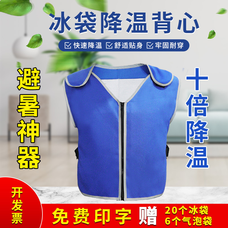 In-Stock Summer Cooling Vest, Large Size Ice-Cooled Clothing, Cooling Artifact, Heatstroke Prevention Ice Pack, Cooling Vest, Air-Conditioned and Refreshing In-Stock Summer Cooling Vest, Large Size Ice-Cooled Clothing, Cooling Artifact, Heatstroke Prevention Ice Pack, Cooling Vest, Air-Conditioned and Refreshing