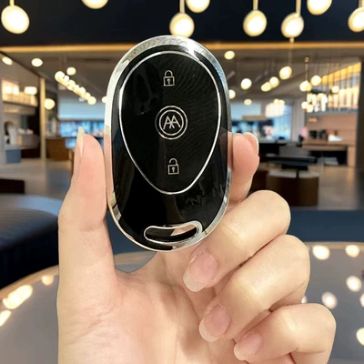 Metaverse Pro Luna Aiqi Aido Electric vehicle key cover shell - single-black-remote-control-cover