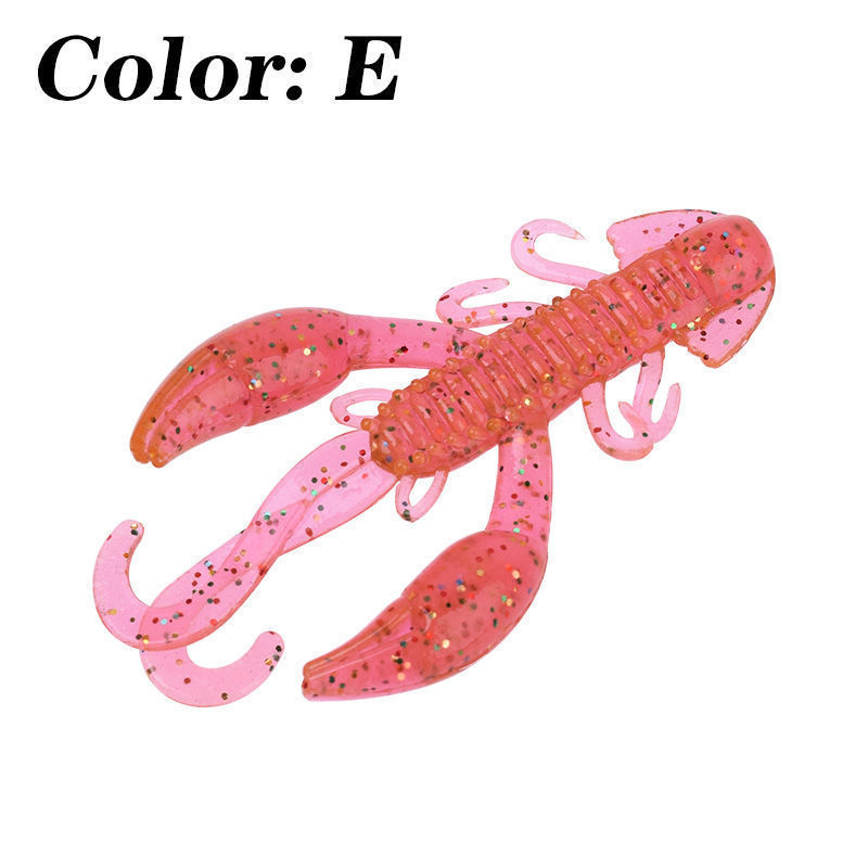 Loya cebo biónico camarón cebo de pescado suave, sabor de camarón, cebo falso, cebo de agua dulce, cebo de pescado, pescado negro de boca alta