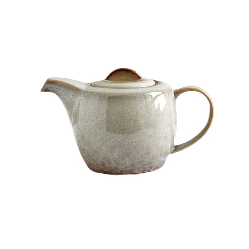 Transfronterizo lucang cerámica cafetera de café europea oficina en el hogar comedor tetera de café resistente a alta temperatura
