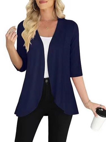 European and American hot women's clothing wish spring and autumn new hot selling pure color cardigan top