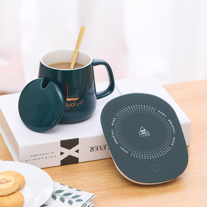 新暖暖杯55度加熱器自動(dòng)恒溫寶暖杯墊電保溫底座水杯子熱牛奶神器