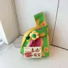 Green accessory flower-shaped, cards