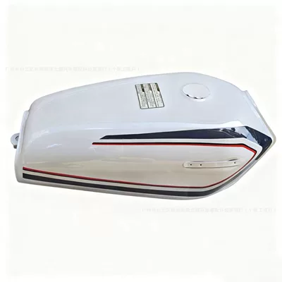 Motorcycle Cg125 Security Patrol Cg125 White Fuel Tank Zj125 White Fuel Tank Side Cover Oil Pot Fuel Tank (Fuel tank) - fuel-tank