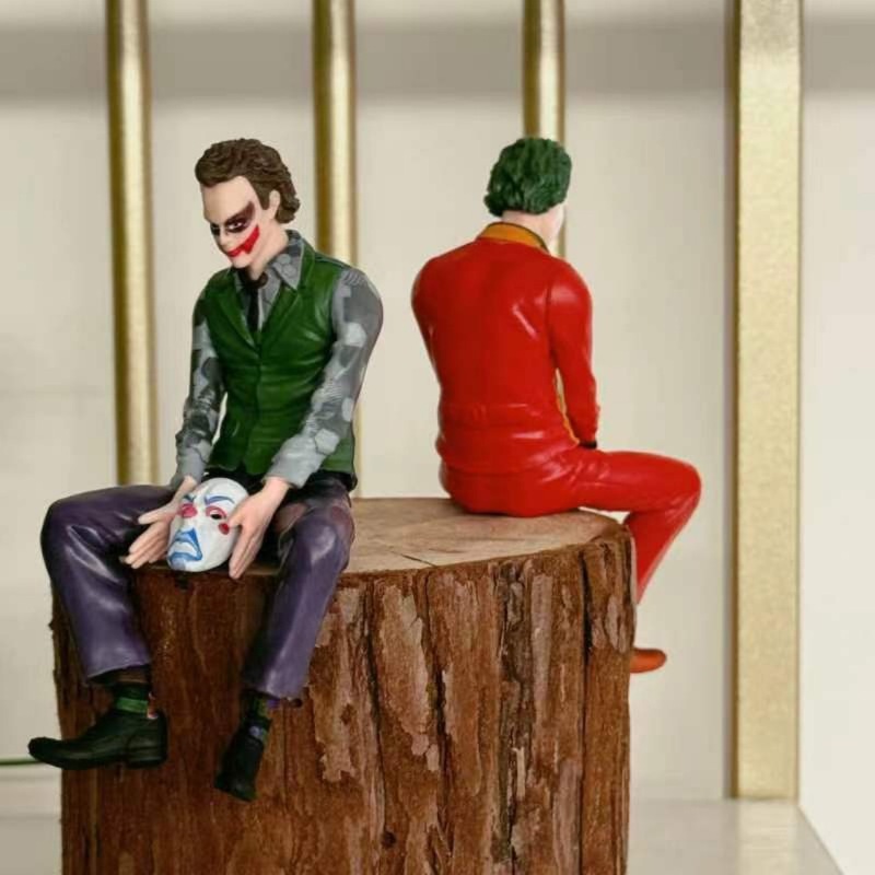 ジョーカー DC ヒース・レジャー アメリカンコミック ダークナイト ジョーカー サイコパス フィギュア ジョーカー オーナメント ルーフトップ人形|undefined