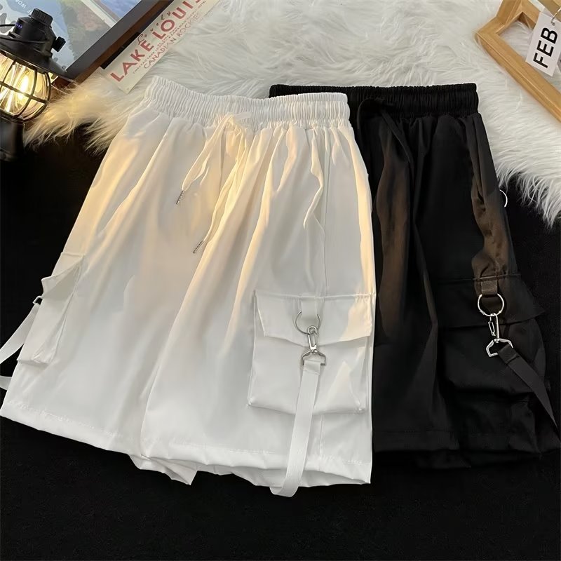 Shorts Men's Summer Outer Wear Ins Workwear Casual Pants Loose Trendy Brand Pants Trendy White Personalized Pants
