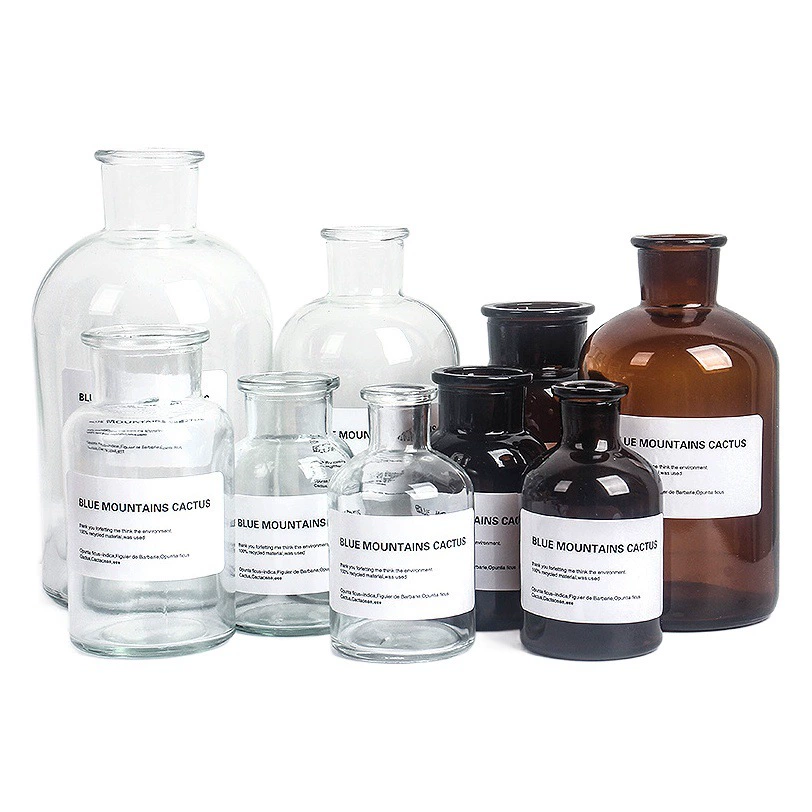 Оптовая стеклянная ваза в европейском стиле в гидропонной вазе из сухих цветов Маленькая ваза для украшения гостиной