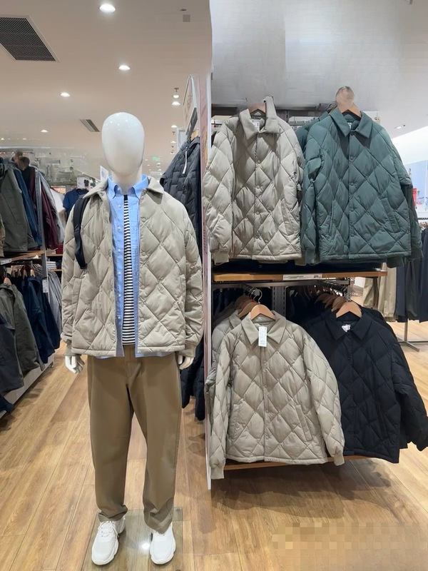 Men's Women's Air Cotton Coat Quilted Jacket/Lapel Coat Jacket Warm Loose 2025 Autumn Winter 472293