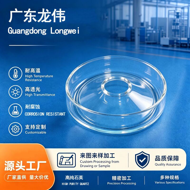 6inch Quartz Rings, High-Temperature Resistant Quartz Rings, Quartz Shaped Parts, Quartz Glass Customization 6inch Quartz Rings, High-Temperature Resistant Quartz Rings, Quartz Shaped Parts, Quartz Glass Customization