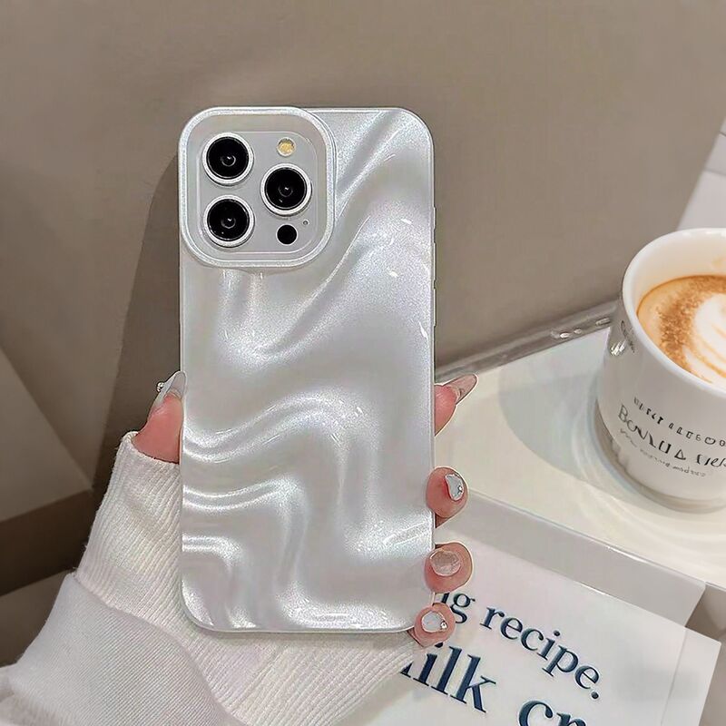 Shiny Water Ripple iPhone Case Simple Stylish Protective Cover Shiny Water Ripple iPhone Case Simple Stylish Protective Cover