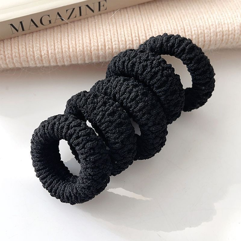 Anillo de cabello en línea de alta elasticidad no daña cabello grueso cuerda de cabello para mujeres simplicidad atada cuerda de cabello accesorios para el cabello image 26