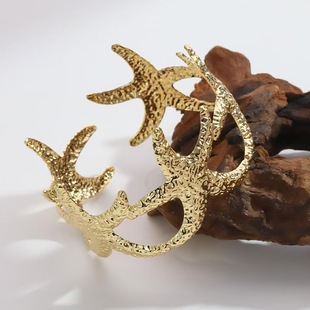 Foreign Trade Cross-Border Star Alloy Bracelet Fashion Trend Personality Exaggerated Irregular Design Bracelet Bracelet Wholesale