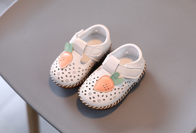 Sandalen für Mädchen, Sommer, 6–12 Monate, atmungsaktiv, Prinzessinnen-Design, weiche Sohle, rutschfest, Leder, 0–1 Jahr, 2 Lauflernschuhe_voghion.com