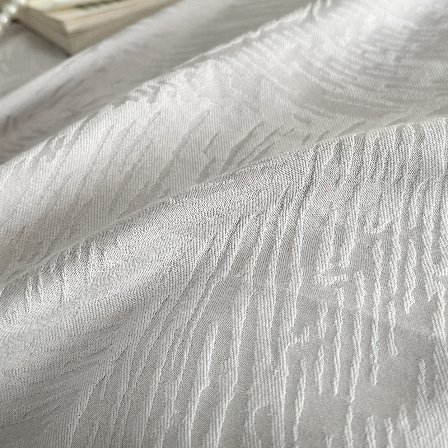 Luxury Cotton Bedding Set 100% Pure Cotton 60s Jacquard Sheet_voghion.com