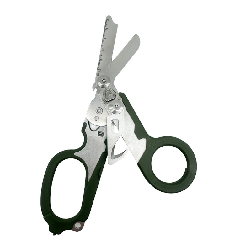 Tijeras multifuncionales alicates tácticos herramienta de supervivencia al aire libre herramienta de combinación de camping portátil tijeras médicas tácticas