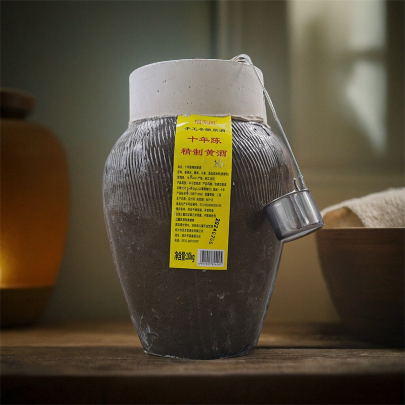 绍兴特产坛装黄酒10公斤糯米原酒手工酒十年陈酿绍兴冬酿20斤老酒