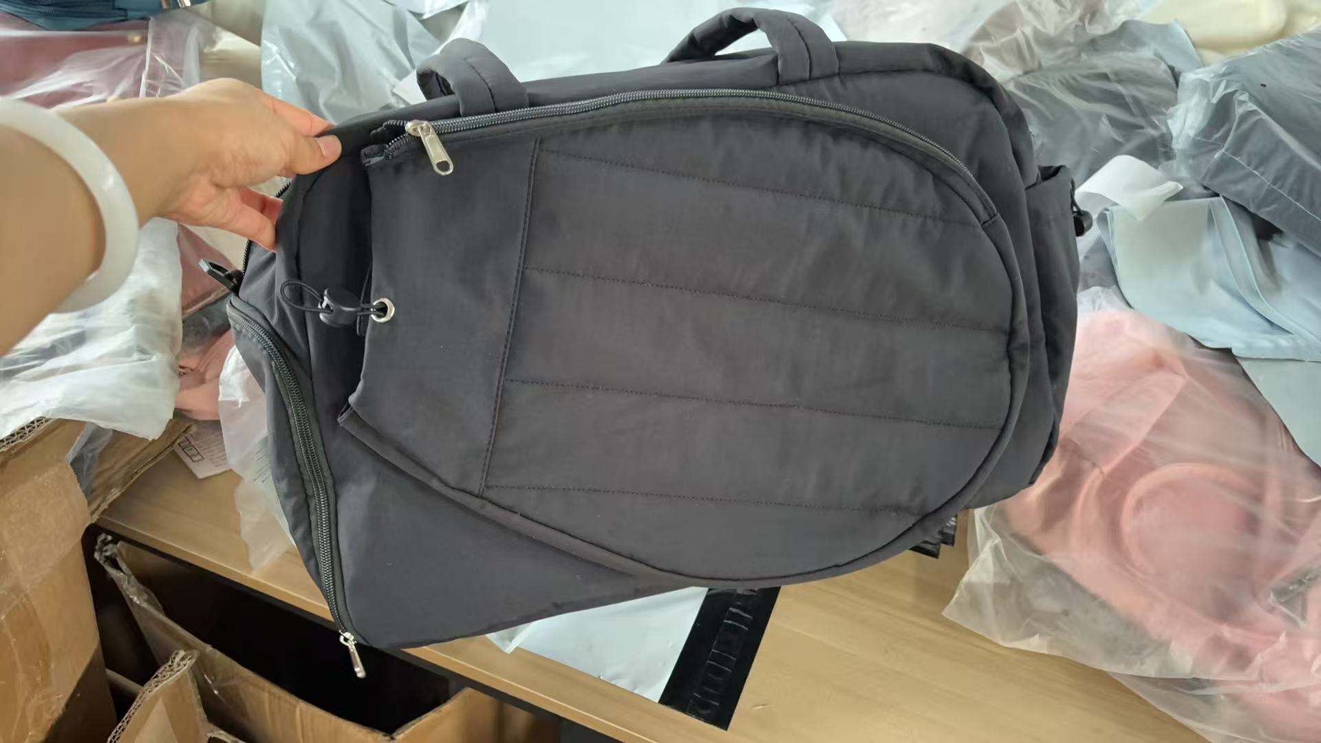 Borsa da tennis per uomo e donna borsa a tracolla da badminton_voghion.com