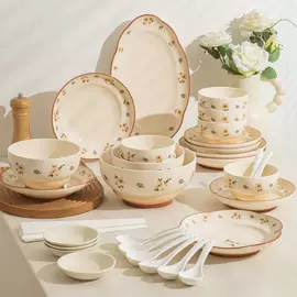 碗碟盘套装;碗;陶瓷杯