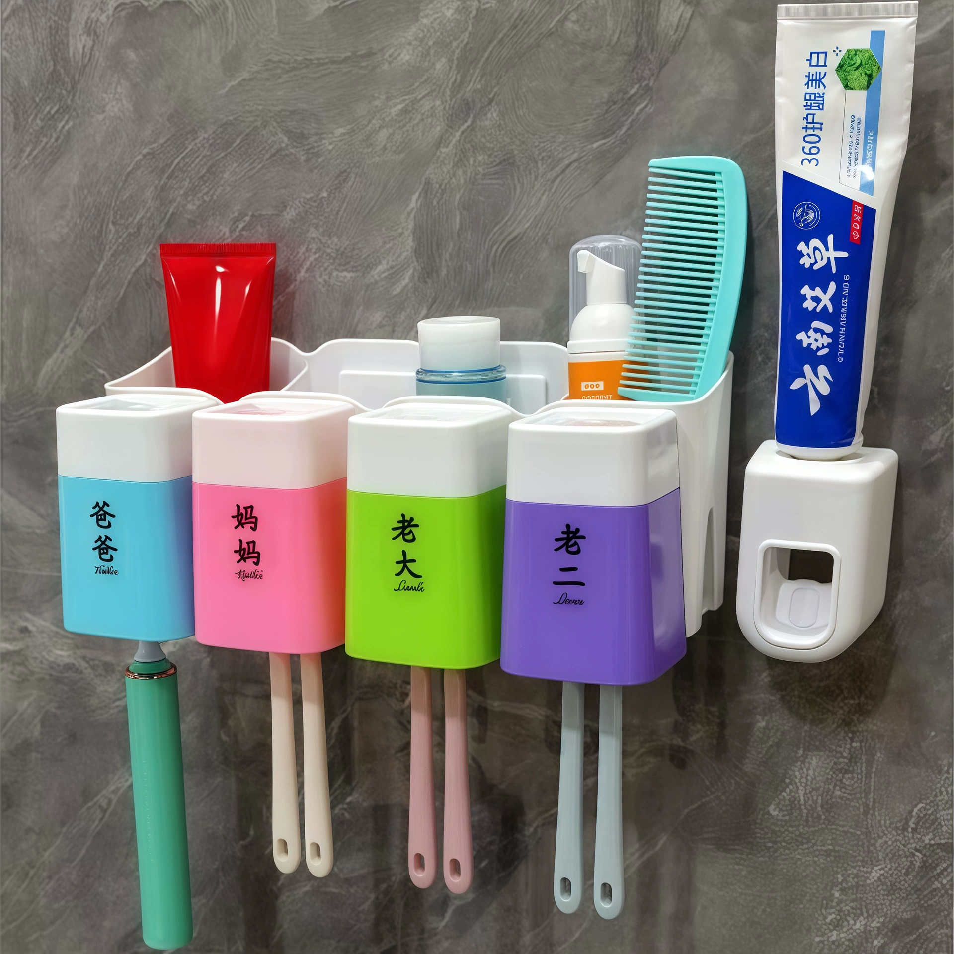 Стойка для зубных щеток без перфорации Стеллаж для хранения чашек для чистки чашек Настенная чашка для унитаза Стоматологический костюм
