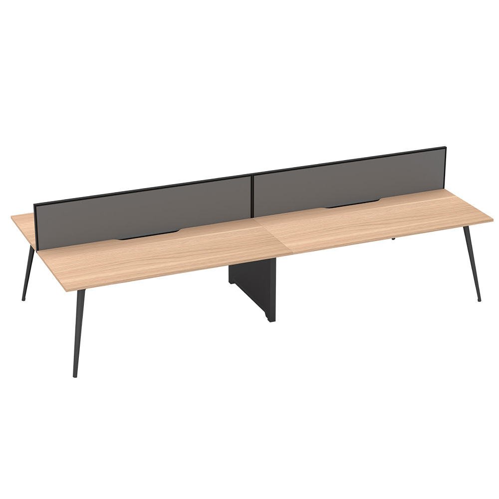 Mesa de personal simple muebles de oficina modernos escritorio de computadora escritorio de tarjetas de personal escritorio de pie de aluminio