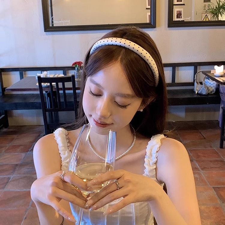 Orgullosa 1000 ondas de dorado estilo francés de mujer cráneo alto borde amplio de presión de cabello clip de cabeza