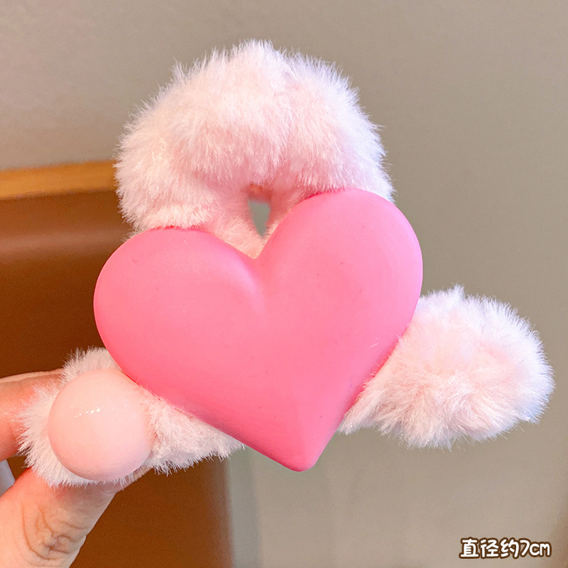 Autumn and Winter Hair Clips for Women 2026 New Style High-End Plush Claw Clip Large Size for Back of Head Hair Styling Shark Clip Hair Accessory