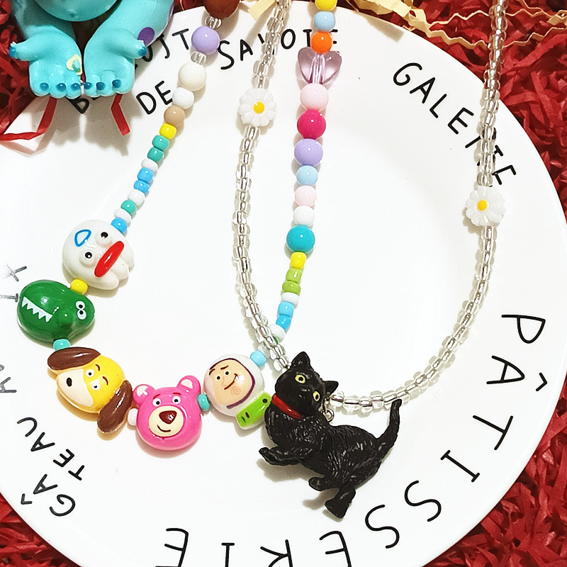 Cartoon colorful acrylic toy
