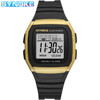 Shockproof waterproof universal digital watch, retro classic black watch