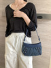 Universal one-shoulder bag, denim underarm bag, shoulder bag, Korean style