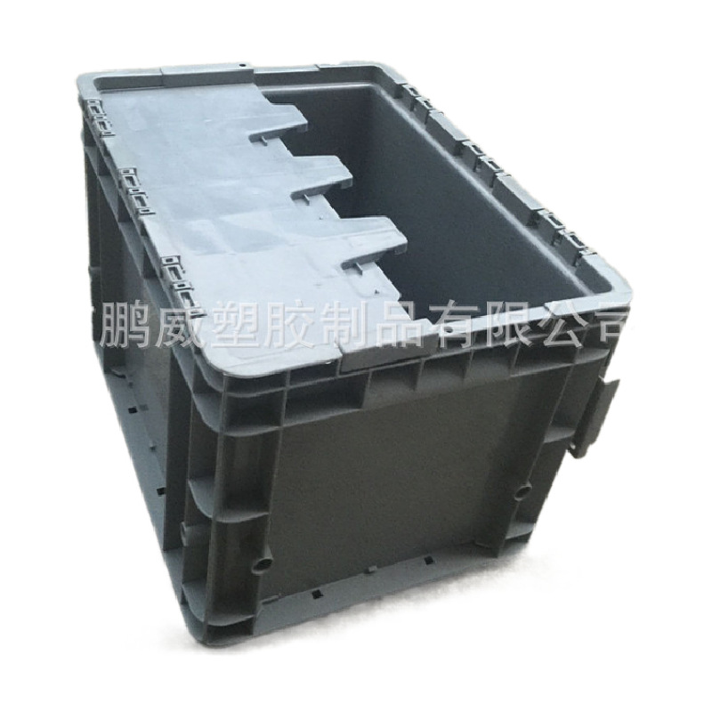 源头工厂现货批发物流箱/兰色灰色斜插物流箱 EU塑胶物流箱