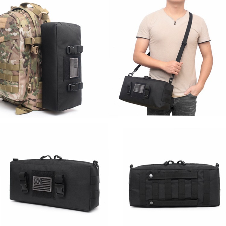 Niuniu Outdoor Large Utility Storage Bag Tactical Waterproof Accessories Sports Waist Bag Molle Attachment Medical Sling Bag