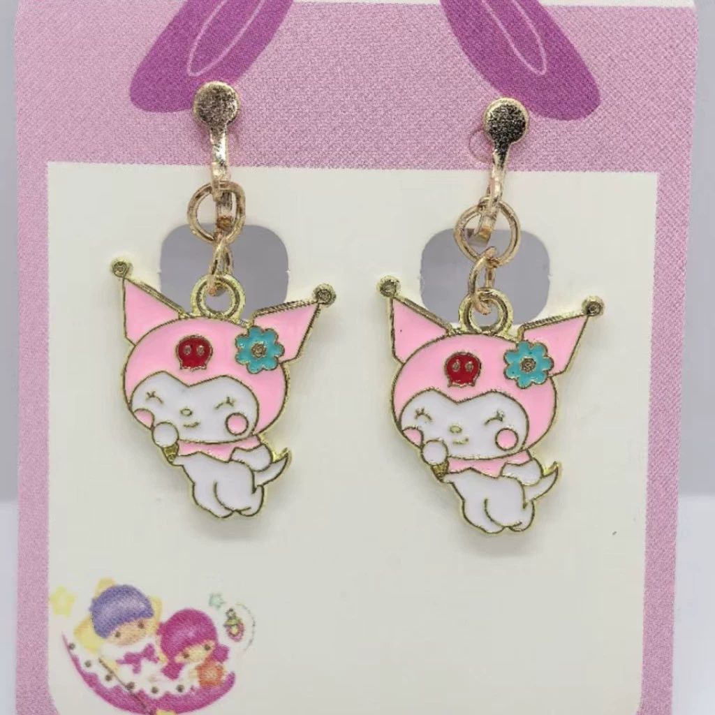 Hello Kitty, детские ушные заушины-кисти, серьги, (跨境交易)