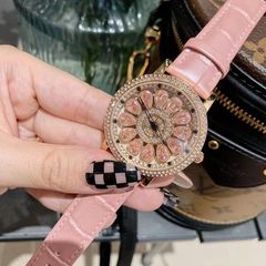 Timex New Model Lucky Star Diamond Studded Leather Luxury High-end Rotating Women's Watch