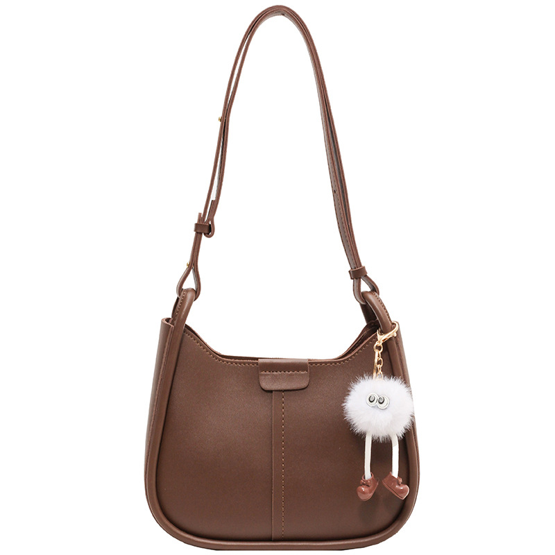 High-end Western style small bag 2023 new women's bag popular popular all-match messenger bag shoulder underarm bucket bag