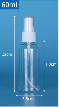 Botella de spray portátil de material PET 30ml botella de spray de subenvasado cosmético botella de viaje pequeña botella vacía al por mayor