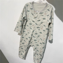 出口日本尾单 宝宝 棉 春秋 连体衣 爬服 长爬 90码