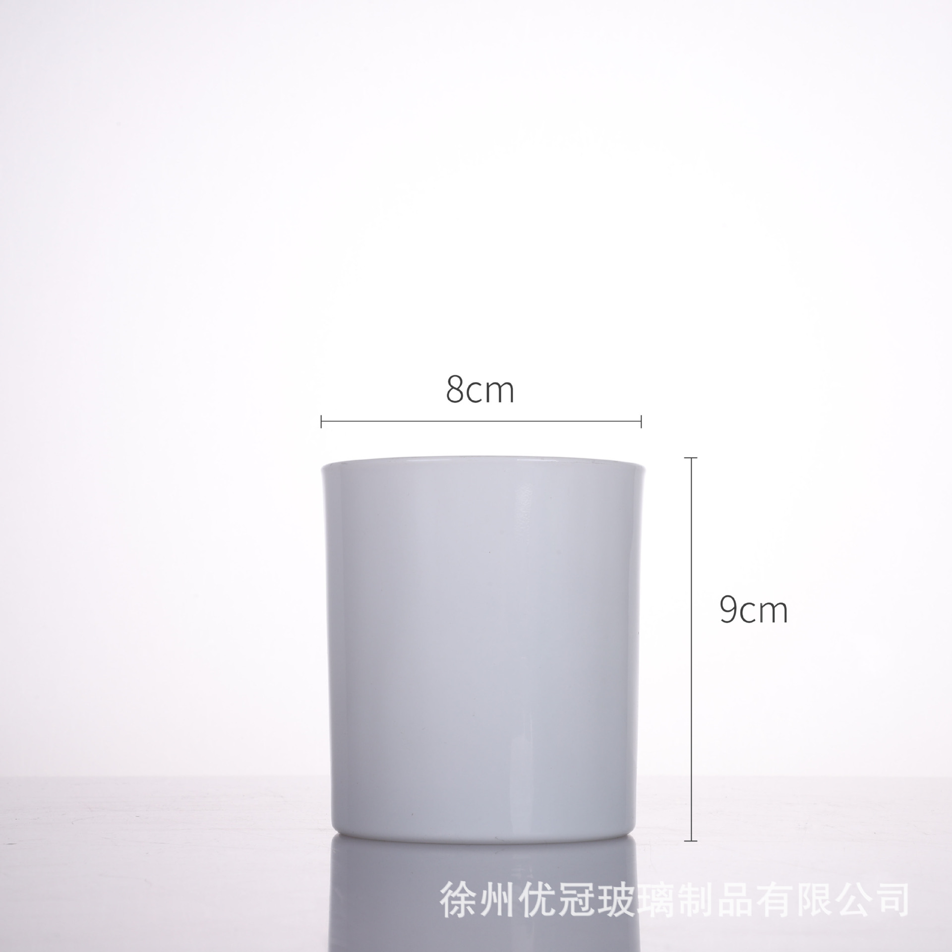 Materiales para hacer velas aromáticas caseras, recipientes de vidrio vacíos esmerilados con tapas, portavelas de vidrio de colores al por mayor, degradado